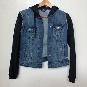 H&M denim hoodie